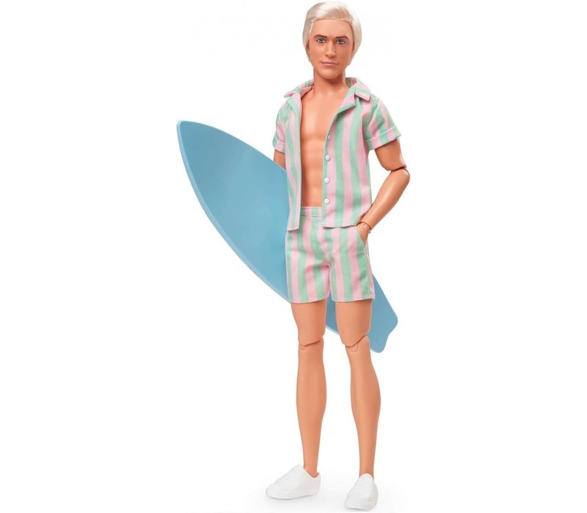 Doll KEN SURFER Barbie The Movie PERFECT DAY Beach Outfit Mattel JBJ54