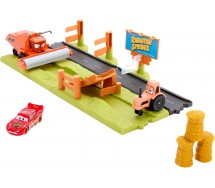 CARS Playset Pista FUGA FRANK Stunt Race 3 veicoli Saetta McQUEEN Mattel HRX48