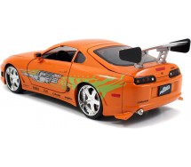 FAST FURIOUS Modello Auto TOYOTA SUPRA 1995 BRIAN 20cm Scala 1:24 Originale JADA