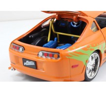 FAST FURIOUS Car Model BRIAN 1995 TOYOTA SUPRA DieCast 1:24 Original JADA