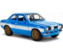 FAST FURIOUS Modello Auto FORD ESCORT 1974 BRIAN 20cm Scala 1:24 Originale JADA