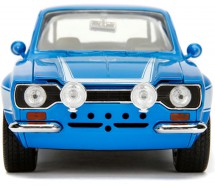 FAST FURIOUS Modello Auto FORD ESCORT 1974 BRIAN 20cm Scala 1:24 Originale JADA