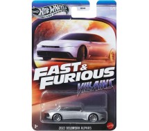 BROKEN PACKAGE FAST FURIOUS Villains Car Model 2022 DELOREAN ALPHA 5 Scale 1:64 8cm Hot Wheels JBY38