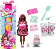 BROKEN PACKAGE BARBIE Party Surprise UNBOXED Doll Playset 10 Surprise Accessories ORIGINAL Mattel JFG71
