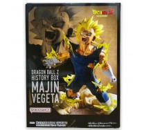 BROKEN PACKAGE DRAGON BALL Figure MAJIN VEGETA Serie HISTORY BOX 14cm Original Banpresto