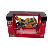 BROKEN PACKAGE DUCATI DESMOSEDICI Model Moto MISANO Gp 2023 Driver FRANCESCO BAGNAIA n°1 Scale 1/18 11cm Maisto
