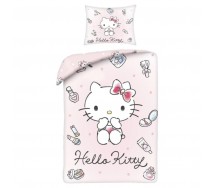 HELLO KITTY Bed Set Polyester DUVET COVER 140x200 HKB-80172BL