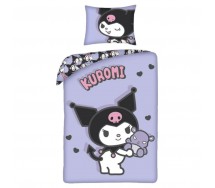 HELLO KITTY Kuromi Bed Set Polyester DUVET COVER Purple 140x200 HKB-80172BL