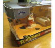 Auto FLINTMOBILE da GLI ANTENATI The Flinstones Modellino 12cm con figura di FRED FLINTSTONES Scala 1/32 Originale JADA Toys