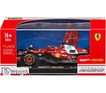 FERRARI LECLERC 16 SF-25 Car Model F1 2025 DieCast 1/43 WITH HELMET Bburago