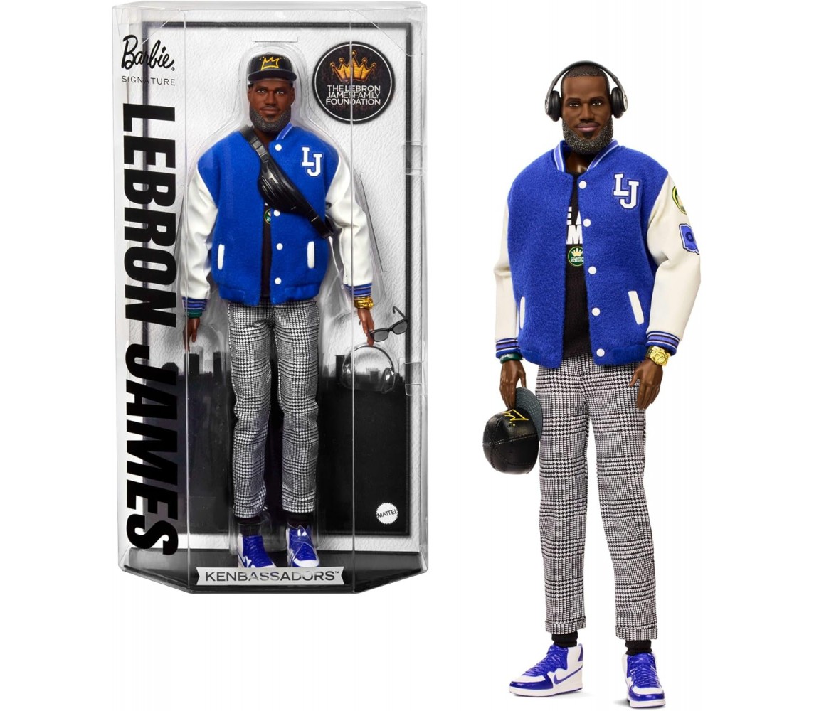 LEBRON JAMES KEN Doll Figure SIGNATURE EDITION Original Mattel HRM33 Barbie