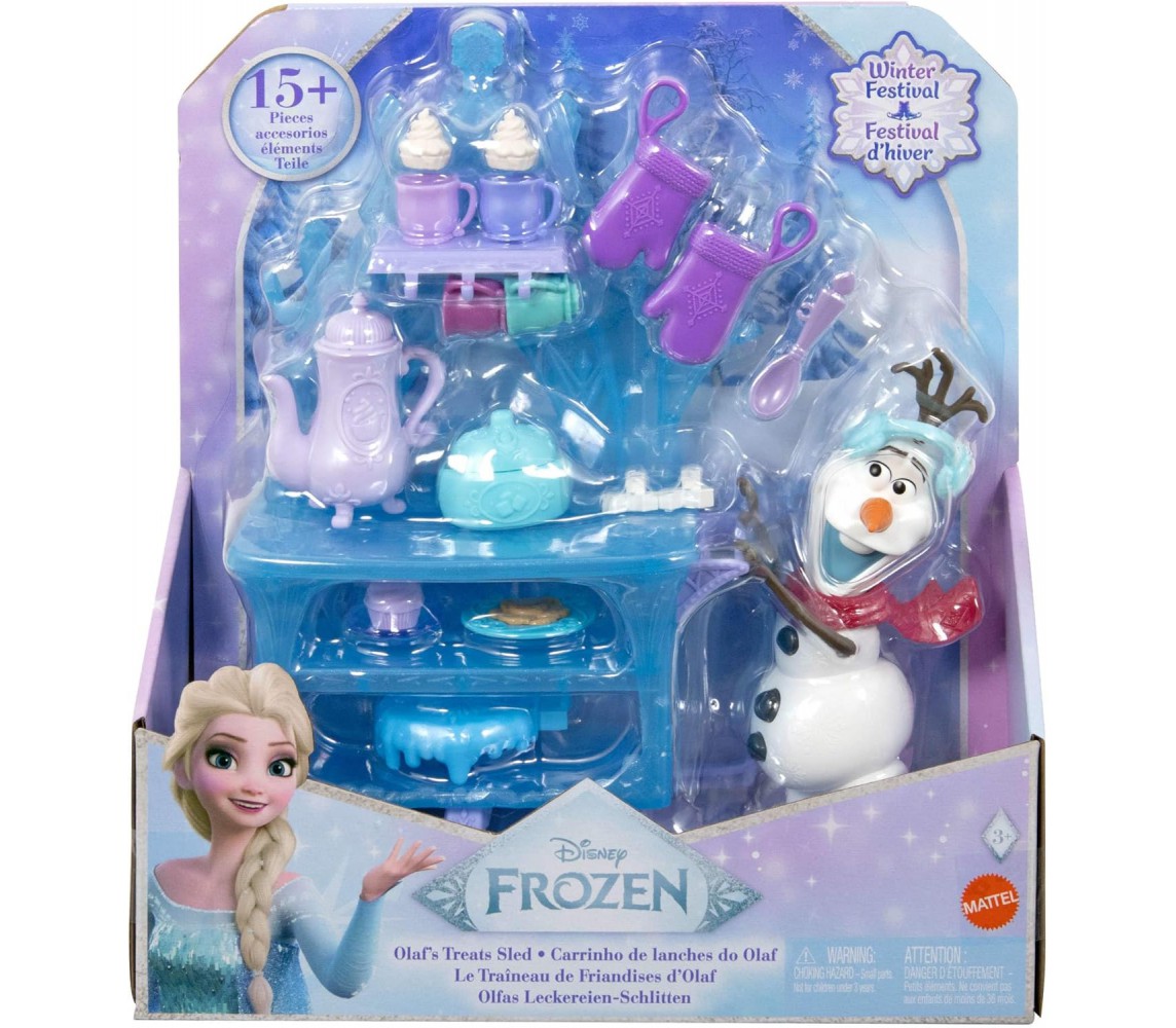 FROZEN SLEDGE SWEETS Playset With FIFUGRE and many accessories TEA CAKES JBG55