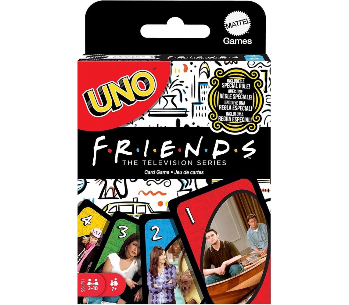UNO Version FRIENDS TV SERIE Card Game SPECIAL EDITION Original MATTEL HJJ35