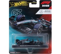 GEORGE RUSSELL nr 63 MERCEDES AMG F1 Formula 1 2025 1/64 Hot Wheels JKD80