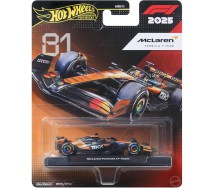 PIASTRI 81 McLaren Formula 1 Modello Auto 2025 Scale 1/64 8cm F1 Hot Wheels JKD81