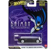 BATMAN ANIMATED SERIES BATMOBILE Die Cast Car Model Scale 1:64 6cm Hot Wheels POP CULTURE  JHW88