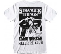 copy of STRANGER THINGS T-Shirt BIANCA Maglietta HELLFIRE CLUB LOGO ORIGINALE
