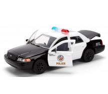 FAST FURIOUS POLICE Car Model DieCast FORD CROWN VICTORIA 12cm Scale 1/32 ORIGINAL Jada