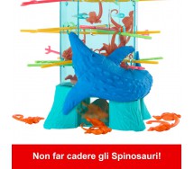 JURASSIC WORLD Tumblin Spinos save the dinos Ability Board Game MULTILINGUAL VERSION Original Mattel