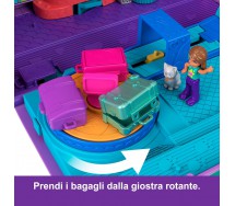 POLLY POCKET Playset KITTY AIRWAYS Playset with 2 mini figures MATTEL HWP19