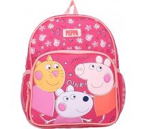 PEPPA PIG Zaino Suzy Pecora Candy Gatto 29x23x10cm ORIGINALE Scuola Asilo Sport