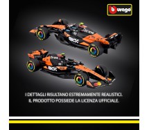 McLAREN NORRIS 4 Modello Auto MCL39 F1 Australian 2025 DieCast 1/64 9cm Bburago