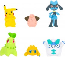 POKEMON Box 8 Mini Figure PIKACHU Jigglypuff Rockruff Sneasel Abra Ditto Leafeon Magikarp Originali BATTLE FIGURE PACK PKW2686