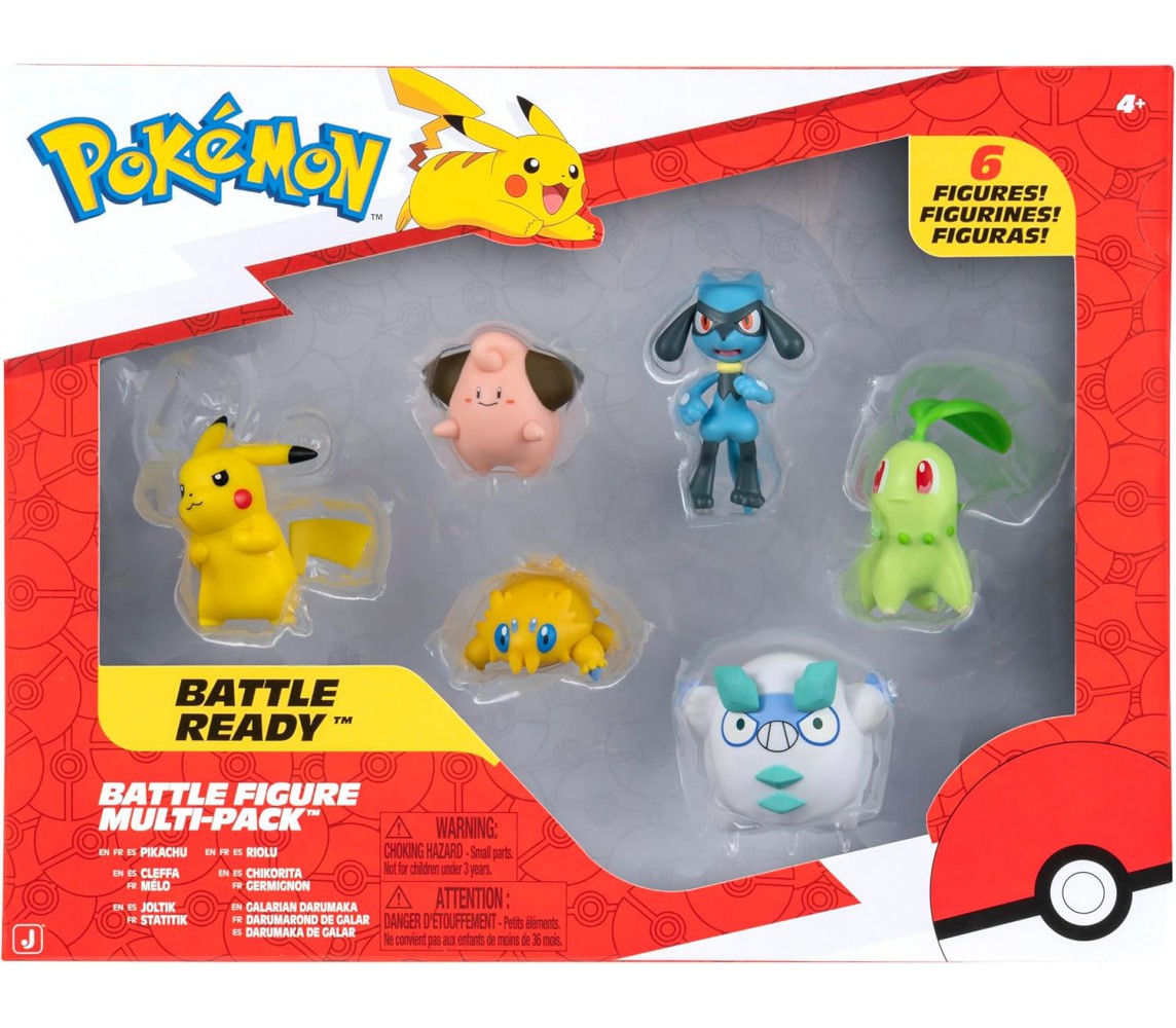 copy of BOX APERTO - POKEMON Box 2 Mini Figure PIKACHU Contro EEVEE Evoli Originali WCT Pronti alla Battaglia