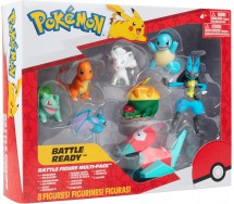 POKEMON Box 8 Mini Figure PIKACHU Jigglypuff Rockruff Sneasel Abra Ditto Leafeon Magikarp Originali BATTLE FIGURE PACK PKW2686