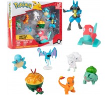 POKEMON BATTLE FIGURE Box 8 Characters Bulbasaur Charmander Vulpix PKW3063