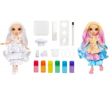 BROKEN PACKAGE Rainbow High Watercolor Fashion DOLL BROWN EYE Playset Original MGA LOL