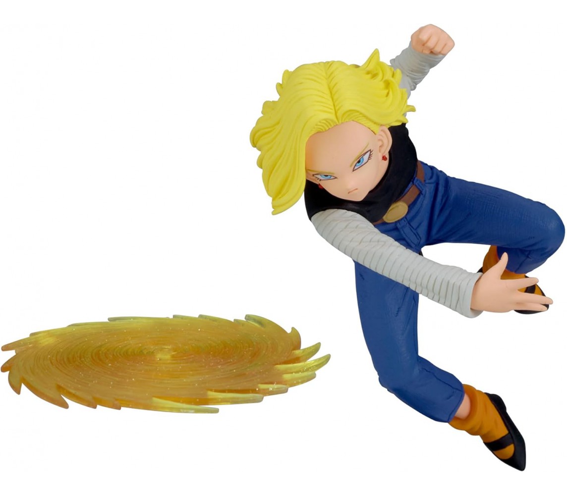 BROKEN PACKAGE ANDROID 18 GX MATERIA Figure Statue 13cm DRAGON BALL Original BANPRESTO Bandai