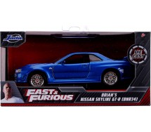 copy of Modello Auto DieCast DODGE CHARGER R/T 1970 Versione LUCIDA dal Fast Furious 7 Scala 1/32 Jada 97042