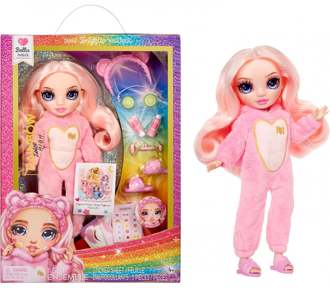 BELLA PARKER Pigiama Party Fashion Doll 23cm Rainbow High Fantastic Original MGA OMG O.M.G.