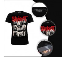 copy of SLIPKNOT Black T-shirt Double Print Original CRAZY For ROCK MUSIC HEAVY METAL OFFICIAL Licensed