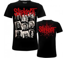 copy of SLIPKNOT Black T-shirt Double Print Original CRAZY For ROCK MUSIC HEAVY METAL OFFICIAL Licensed