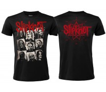 copy of SLIPKNOT T-Shirt Maglietta NERA CRAZY For ROCK Doppia Stampa HEAVY METAL Music ORIGINALE Ufficiale con Licenza