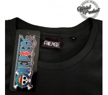 ONE PIECE Straw Hat Crew Adult T-Shirt BLACK ANIME MANGA OFFICIAL Licensed