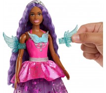 copy of BARBIE DREAMTOPIA Bambola 30cm Vestito Che Si Illumina e Spazzola Originale Mattel FRB12