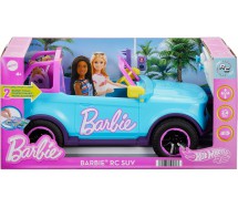 BARBIE CAR SUV HOT WHEELS Vehicle R/C Radiocontrolled 2 seats ORIGINAL Mattel HTP53
