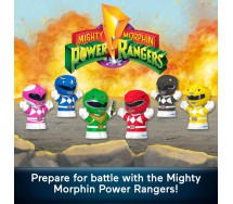 POWER RANGERS LITTLE PEOPLE Box 6 Figures 7cm Mighty Morphin FISHER PRICE JDG29