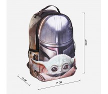 MANDALORIAN ZAINO Star Wars Robusto GRANDE 46x29x15cm Originale DISNEY CERDA