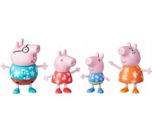 copy of PEPPA PIG Box Set 4 Figures 7cm Peppa's Family HOLIDAY HASBRO F8082