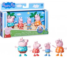 copy of PEPPA PIG Box Set 4 Figures 7cm Peppa's Family HOLIDAY HASBRO F8082
