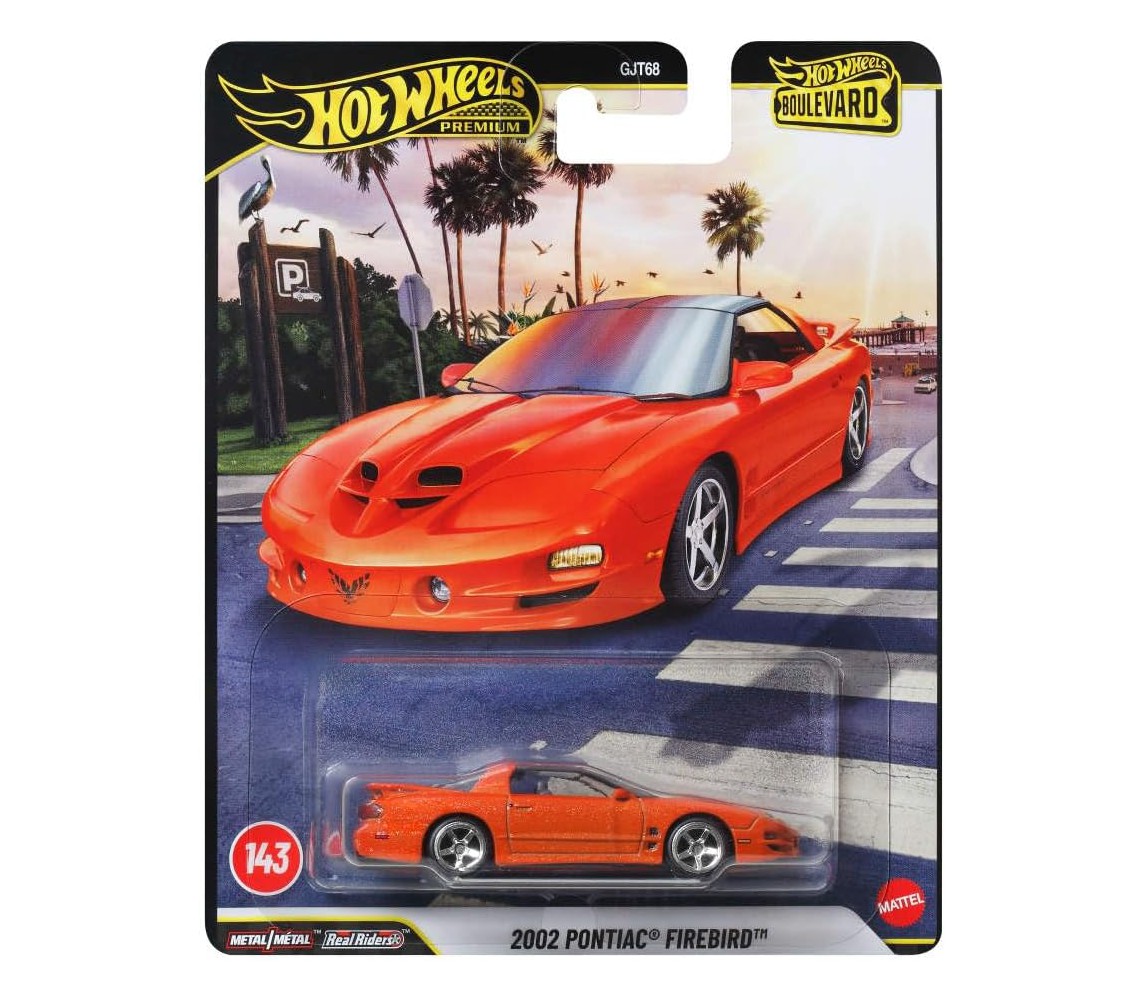 PONTIAC FIREBIRD 2002 Hot Wheels Boulevard 143 Car Model Cast Model Scale 1:64 7cm JHW17