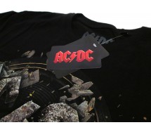 AC/DC Black T-shirt ROCK OR BUST Album HARD ROCK MUSIC ACDC AC DC Official