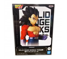 BANPRESTO DRAGON BALL Figura Statua 19cm VEGETA Super Saiyan 4 SOLID EDGE SUKKO
