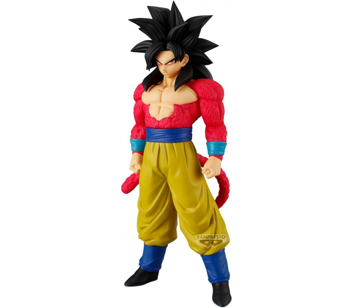 DRAGON BALL BANPRESTO Figura Statua 19cm GOKU Super Saiyan 4 SOLID EDGE SUKKO