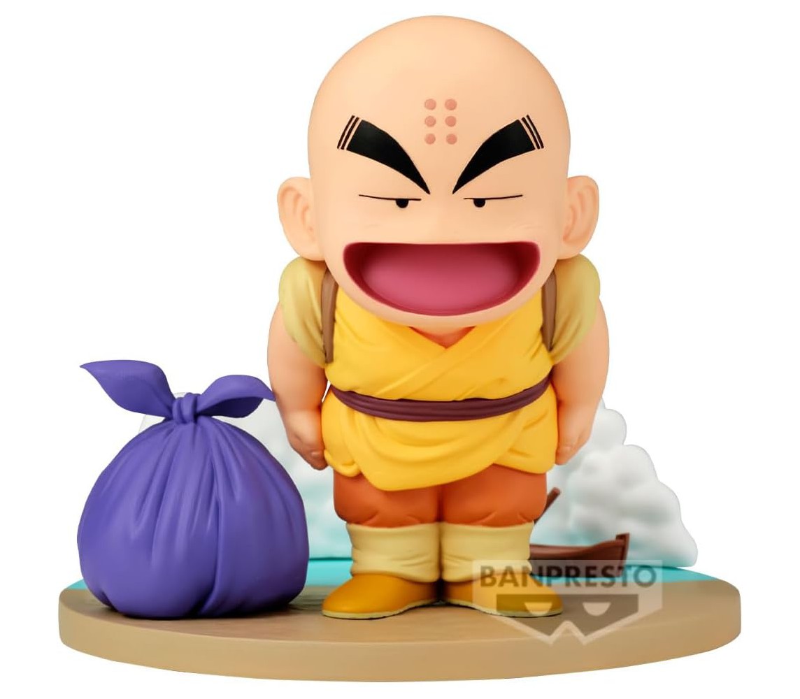 Banpresto DRAGON BALL Figura Statuetta KRILLIN 10cm HISTORY BOX Originale