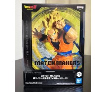 DRAGON BALL Banpresto Figura SON GOKU Super Saiyan 2 Figure 15cm MATCH MAKERS